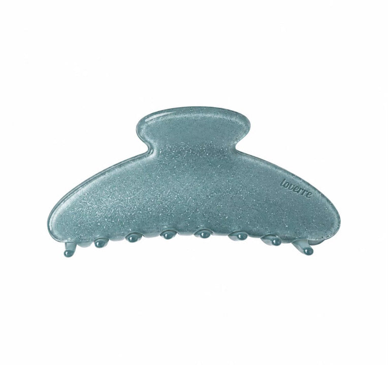 Shimmer Blue Claw Clip